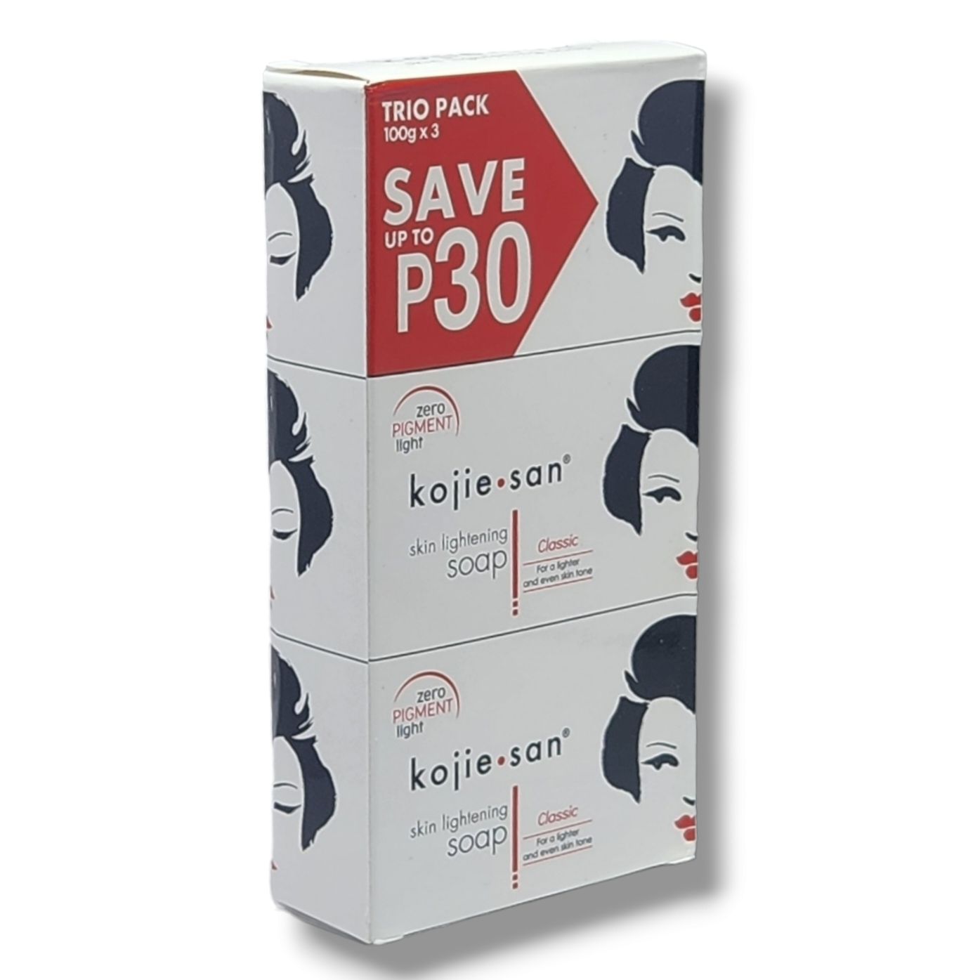 20231004_203210.png Kojie San Skin Lightening Soap 100g ( Pack of 3 ) - Image 1