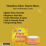 Face Fresh Beauty Cream helps in lightening dark spots and removes dead skin 20g - Image 2