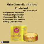 FaceFresh Gold Beauty Cream for face neck and neckline 20g - Image 2