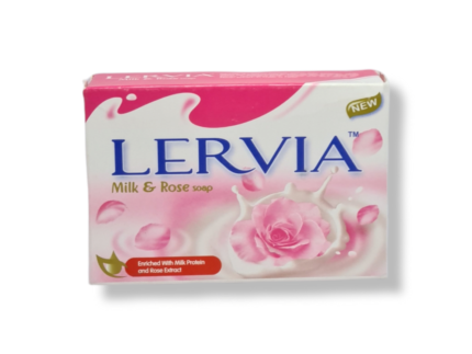Lervia Soap - Enriched with Milk Protein and Rose Extract 90g