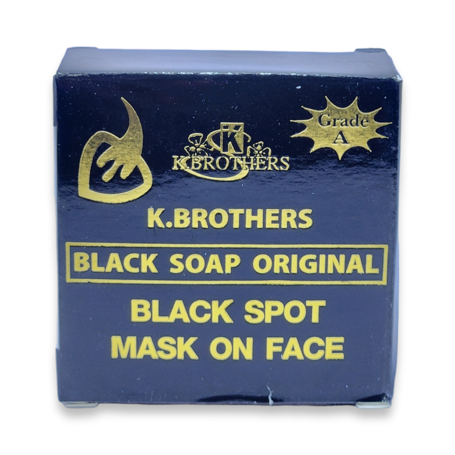 20230217_142304.png K Brothers Black Soap For Black Spot Mask On Face 50g - Image 1