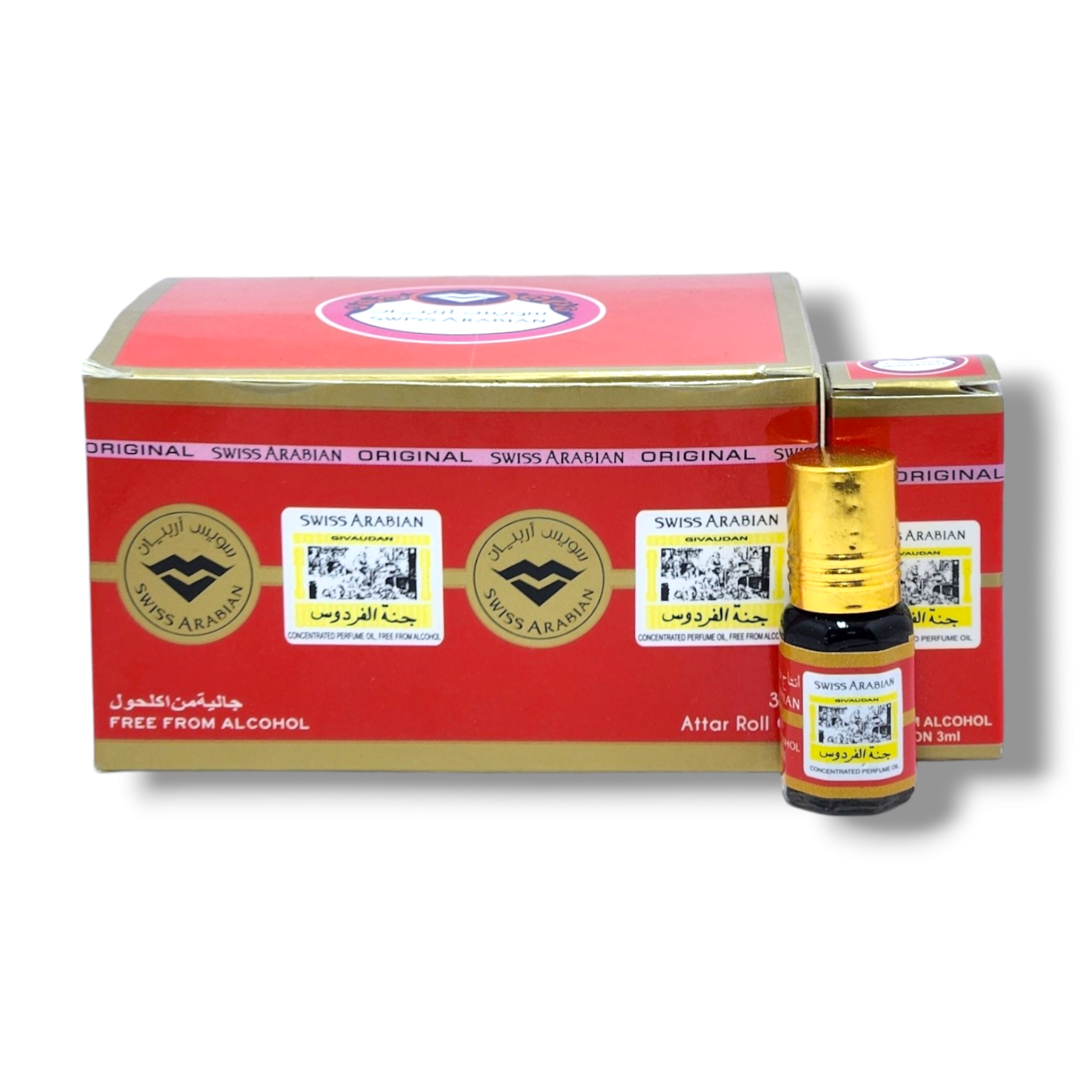 20240201_183150.png Swiss Arabian Jannatul Firdous Roll-on Perfume 3ml (Pack of 12) - Image 1