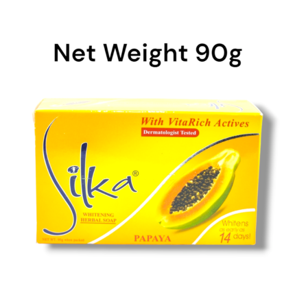 Silka Whitening Herbal Papaya Soap 90g