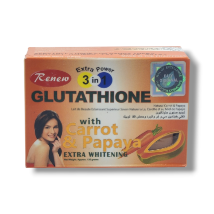 Renew Glutathione with carrot and papaya soap 135g