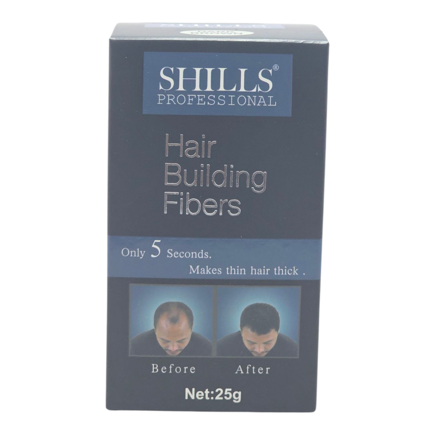 20250716_173346.png SHILLS Professional Hair Building Fibers (Dark Brown) - Image 1
