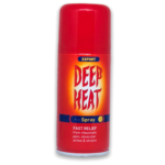 Deep Heat Spray Fast Relief for pain and aches strains 150ml