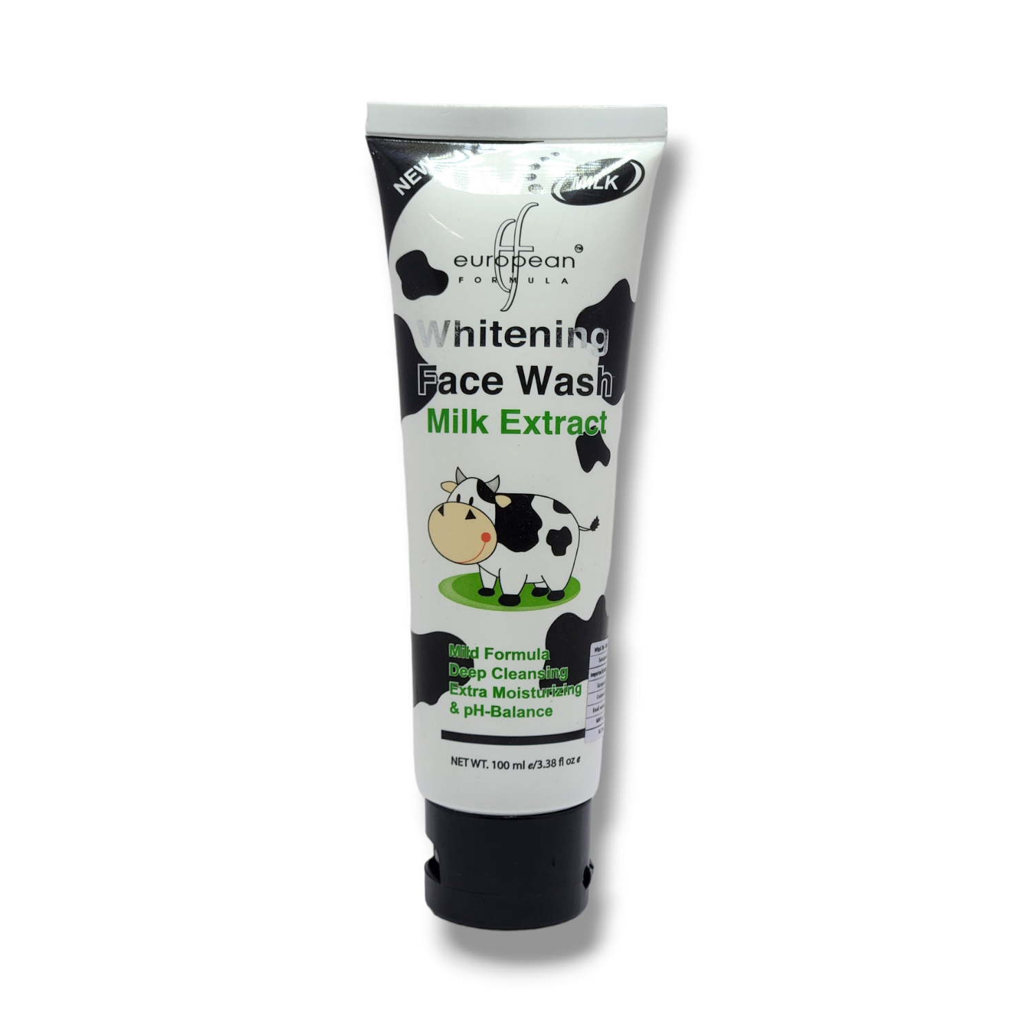 European-Formula-Whitening-Face-Wash-Milk-Extract-100ml-2.png European Formula Whitening Face Wash Milk Extract 100ml - Image 1