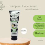 European Formula Whitening Face Wash Milk Extract 100ml - Image 2