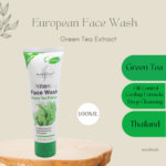 European Formula Whitening Face wash Green Tea Extract 100ml - Image 2