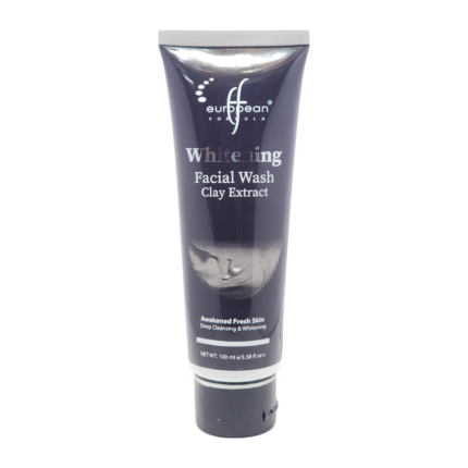 European Formula Whitening facial wash clay extract 100ml