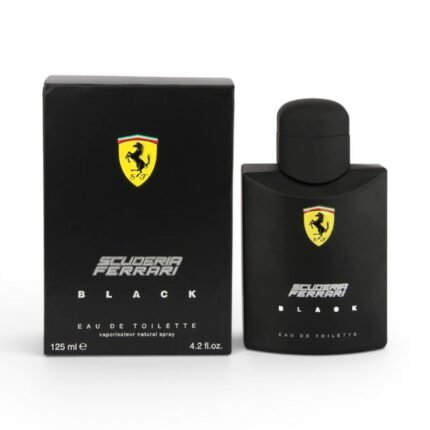 Ferrari Scuderia Black Eau De Toilette 125ml For Men
