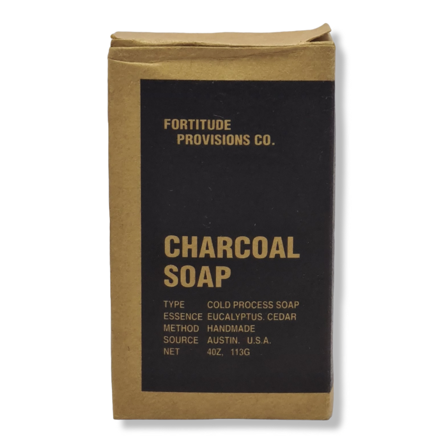 Fortitude-Provisions-Co.-Charcoal-Soap-113G-imported-1.png Fortitude Provisions Co. Charcoal Soap 113G ( imported ) - Image 1
