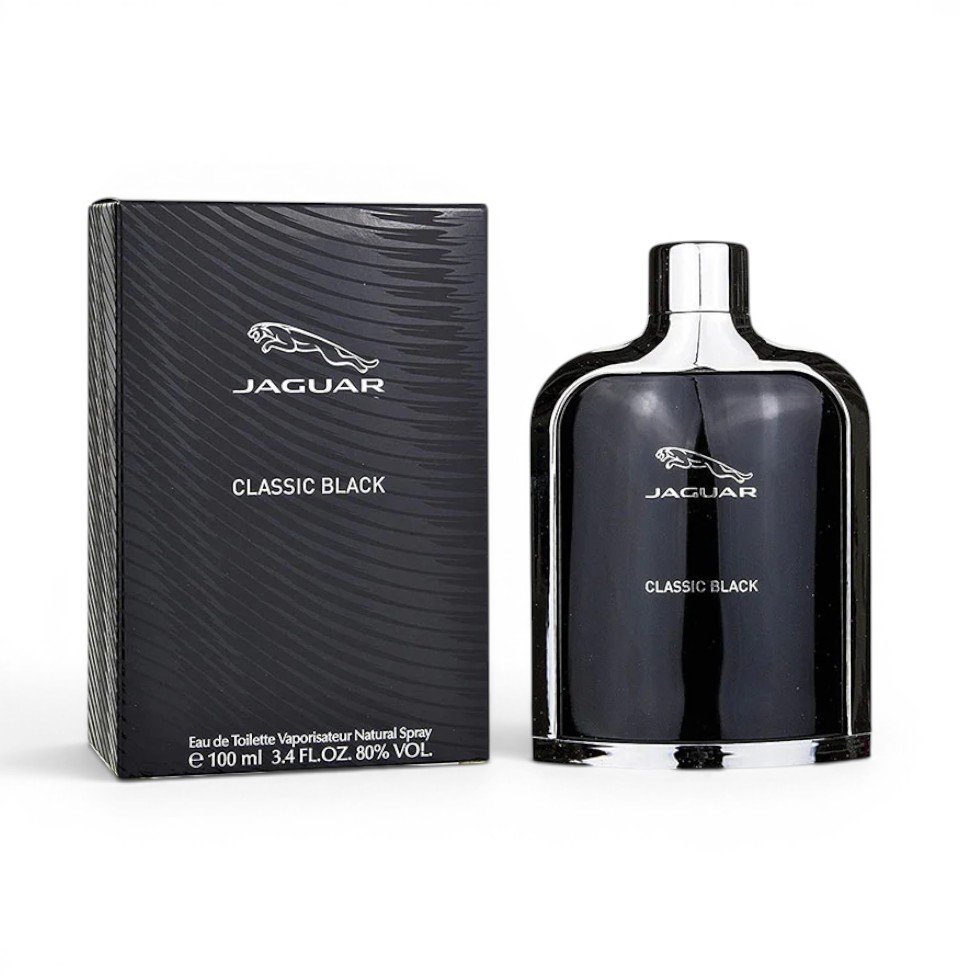 Jaguar-Classic-Black-Eau-De-Toilette-100ml-For-Men-.jpg Jaguar Classic Black Eau De Toilette 100ml For Men - Image 1