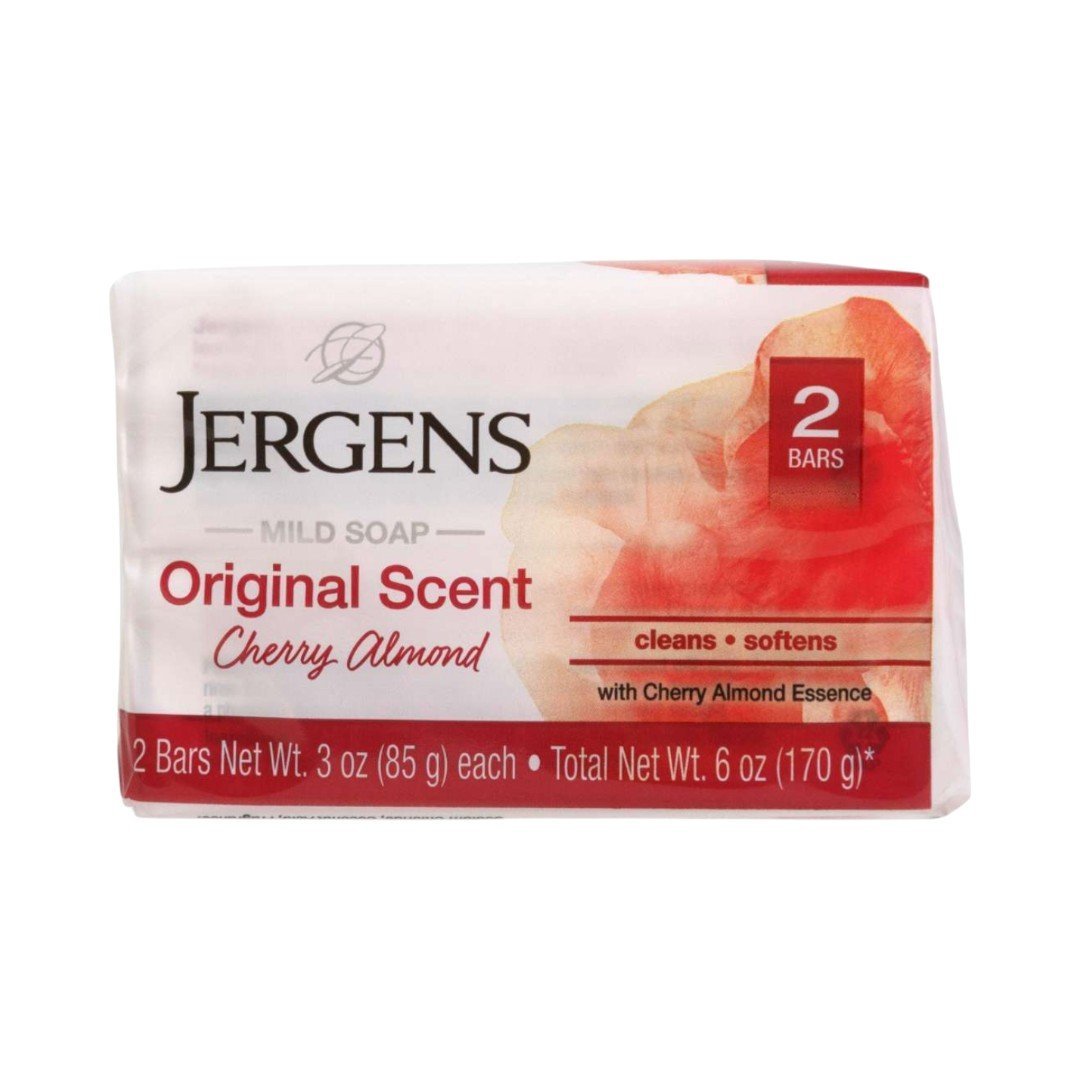 Jergens-Original-Scent-Cherry-Almond-Soap-2-Pack-of-85g-14.jpg Jergens Original Scent Cherry Almond Soap (2 Pack of 85g) - Image 1