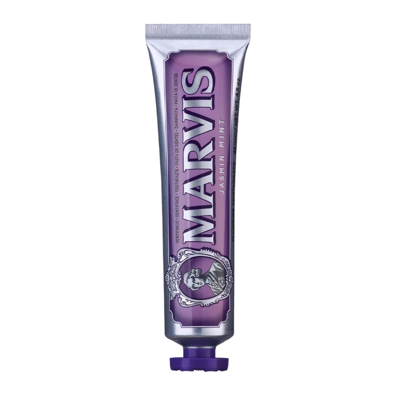Marvis-Jasmin-Mint-Toothpaste-7.jpg Marvis Jasmin Mint Toothpaste 85ml - Image 1