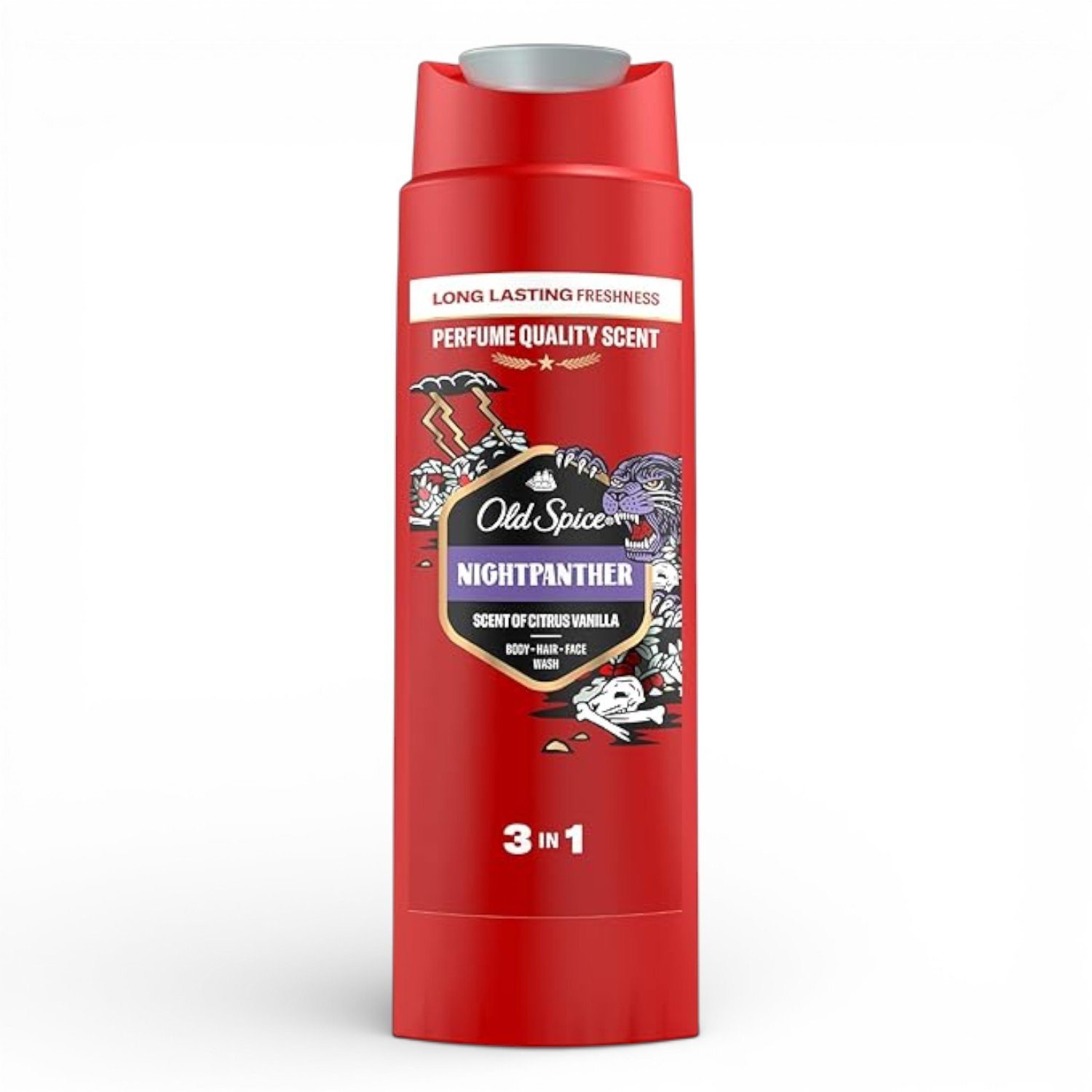 Old-Spice-Nightpanther-3-in-1-Shower-Gel-Shampoo-Hair-Face-Body-Wash-400ml-4.jpg Old Spice Nightpanther 3-in-1 Shower Gel & Shampoo Hair Face Body Wash 400ml - Image 1