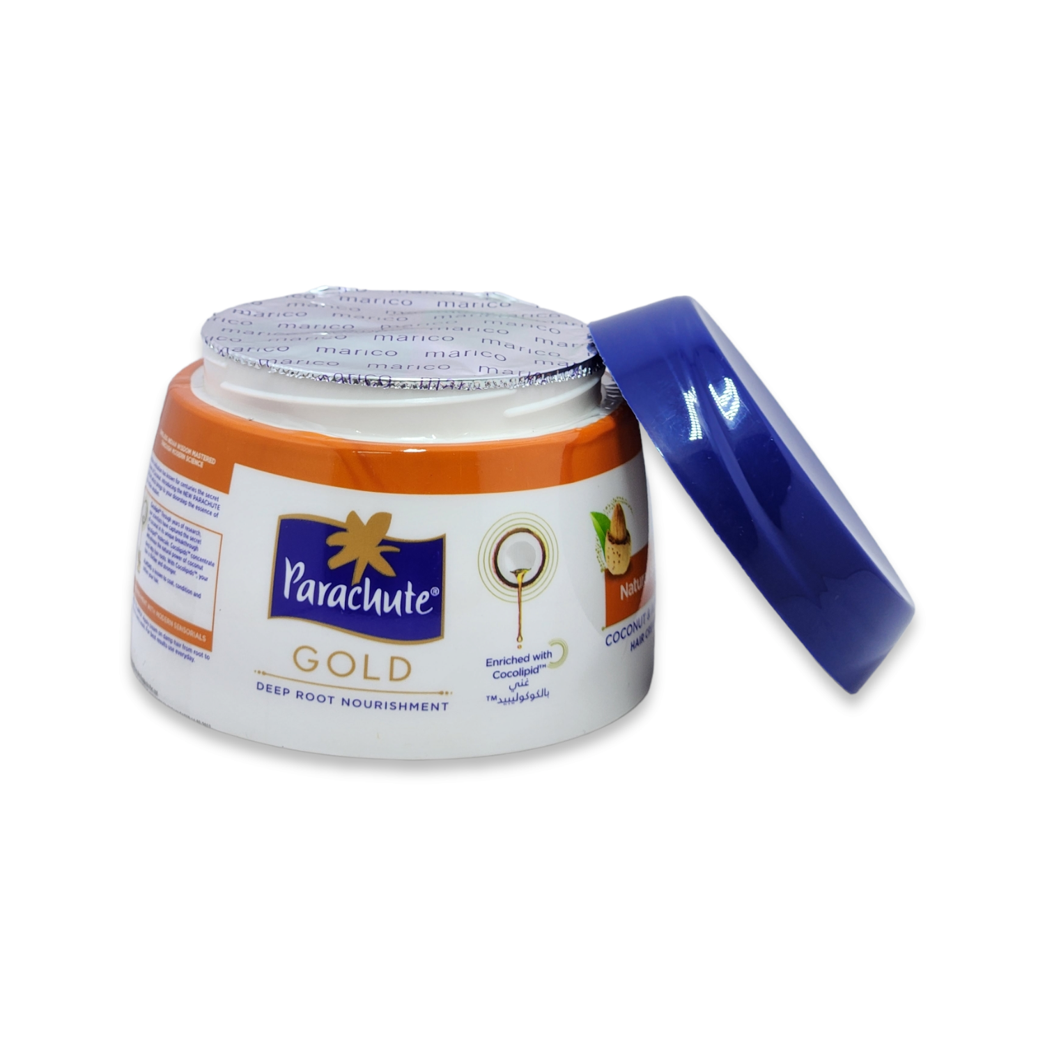 Parachute-Gold-Deep-Root-nourishment-Natural-shine-140ml-9.png Parachute Gold Natural Shine Styling cream with Coconut and almond hair cream 140ml - Image 1