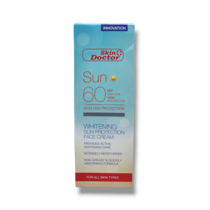 Skin Doctor SUN60 SPF whitening sun protection face cream 125ml