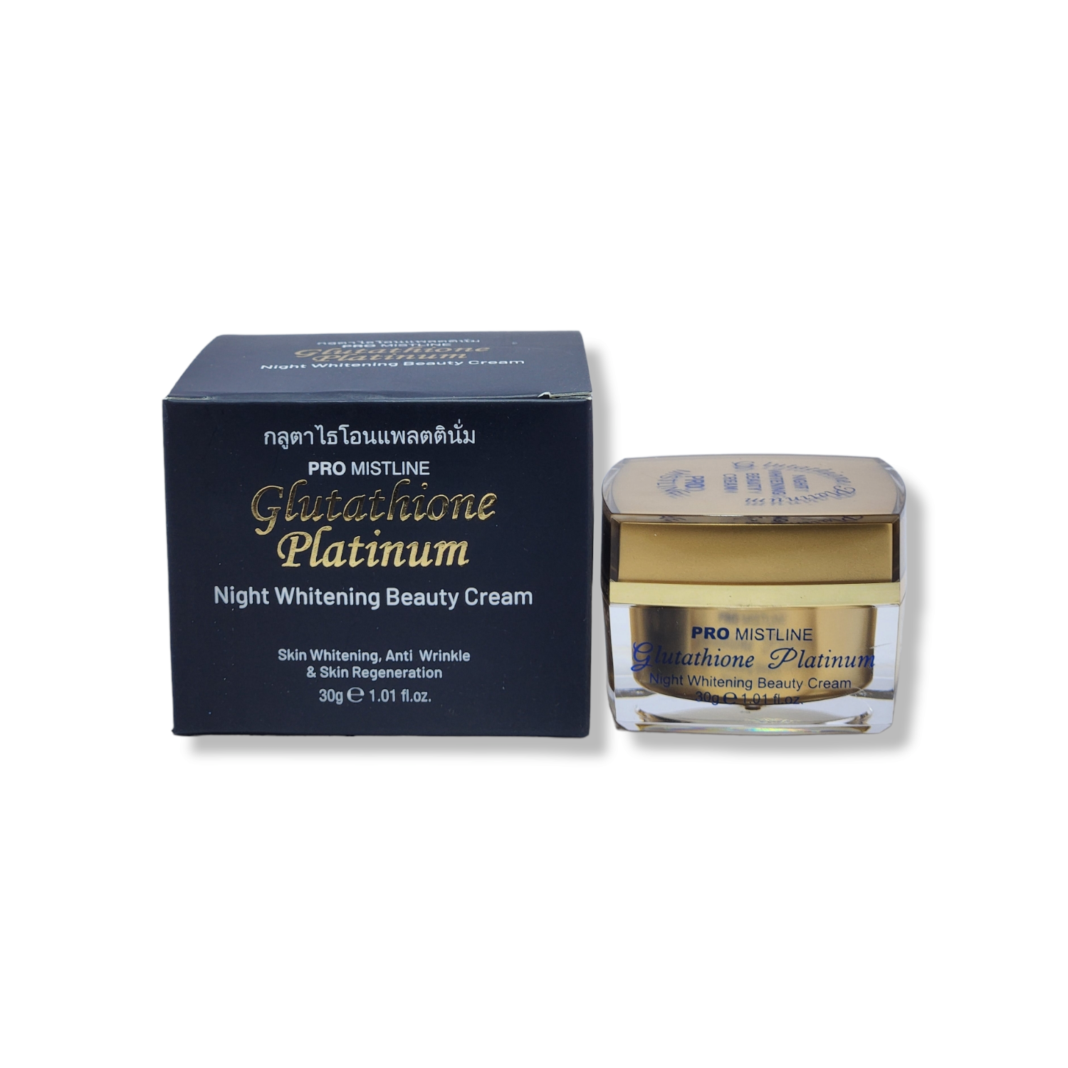 Pro-Mistline-Glutathione-Platinum-night-whitening-beauty-cream-30g-12.png Mistline Glutathione Platinum night whitening beauty cream 30g - Image 1