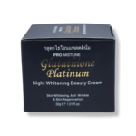 Mistline Glutathione Platinum night whitening beauty cream 30g - Image 6