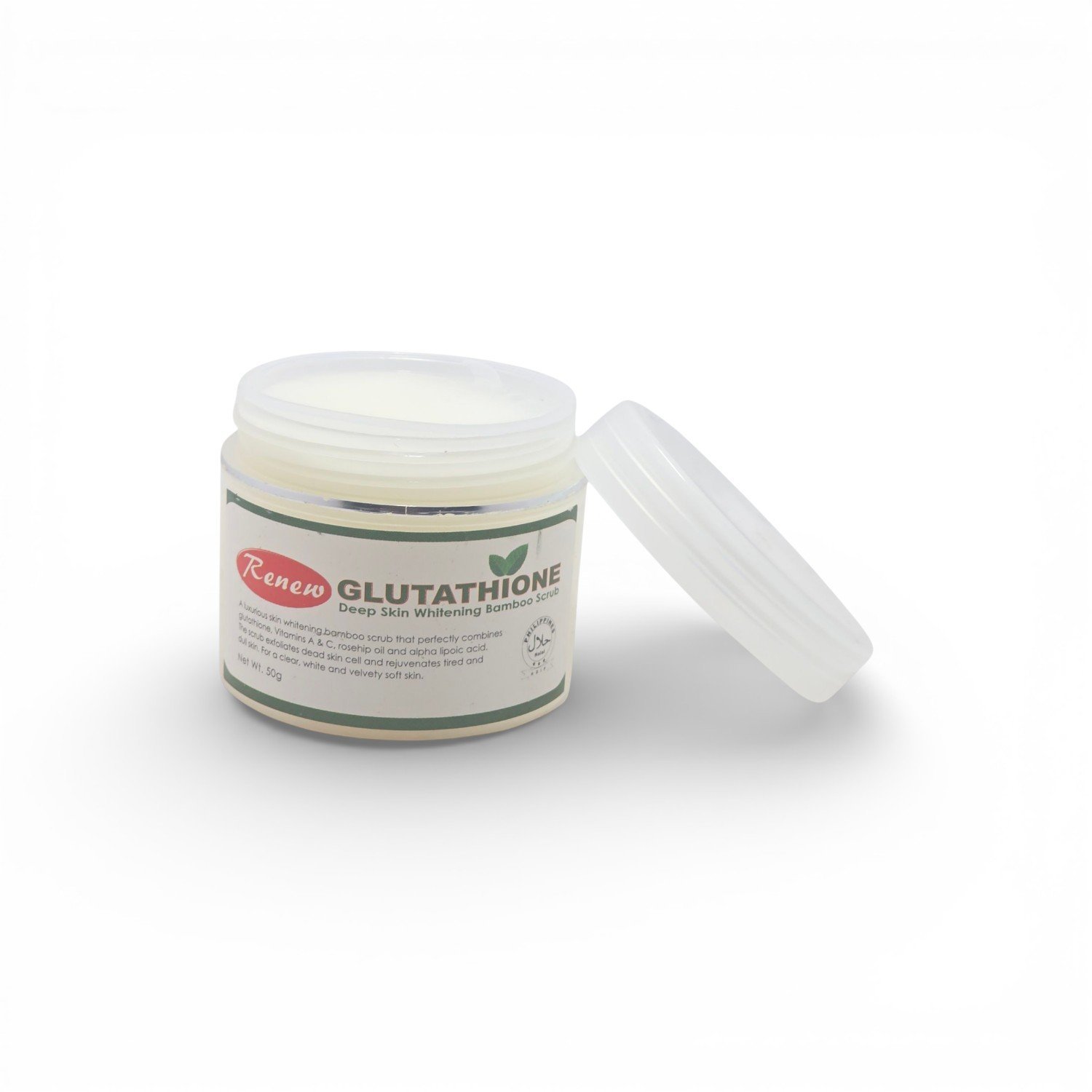 Renew-Glutathione-Deep-Skin-Whitening-Bamboo-Scrub-50g-4.jpg Renew Glutathione Deep Skin Whitening Bamboo Scrub 50g - Image 1