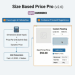 Size Based Price Pro Plugin for WooCommerce Sell products by Length, Area, or Volume