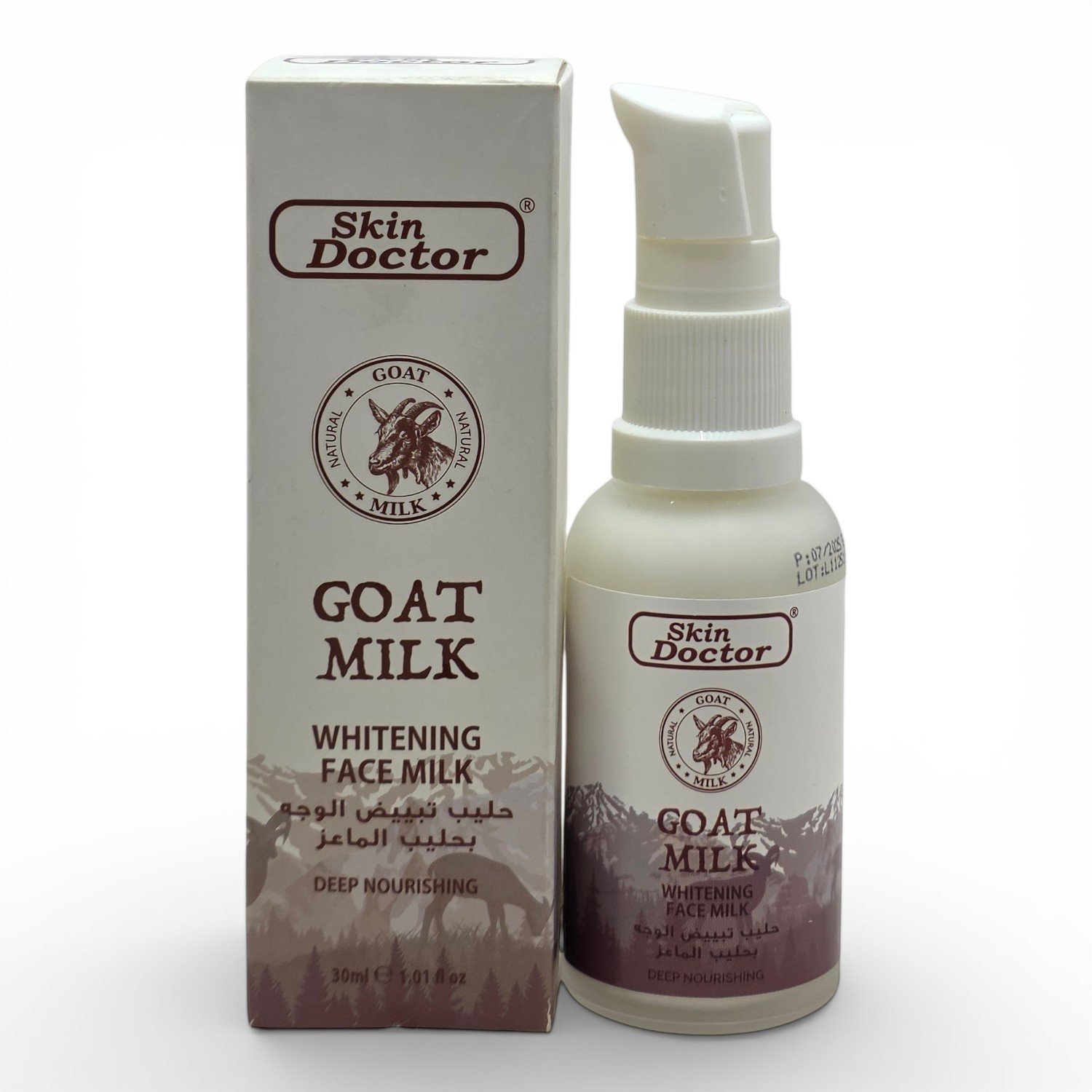 Skin-Doctor-Goat-Milk-Whitening-Face-Milk-Deep-Nourishing-Natural-Facial-Moisturiser-Treatment-30ml-4.jpg Skin Doctor Goat Milk Whitening Face Milk 30ml - Image 1