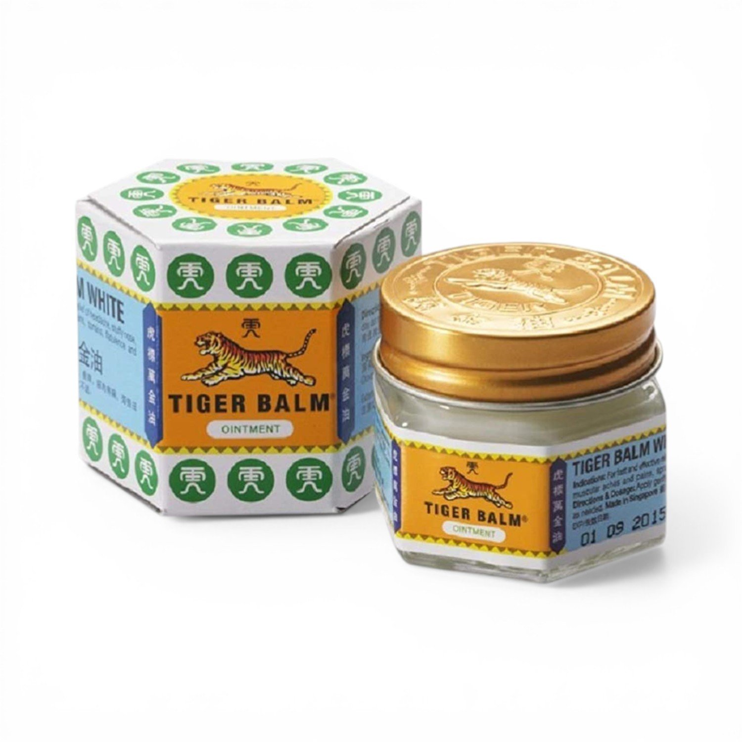Tiger-Balm-White-Ointment-30g-Balm.jpg Tiger Balm White Ointment - 30g Balm - Image 1