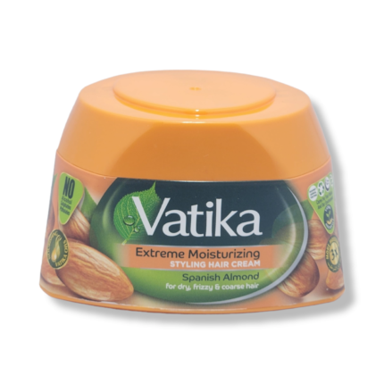 Vatika Extreme Moisturizing Styling Hair Cream with Spanish almond 140ml