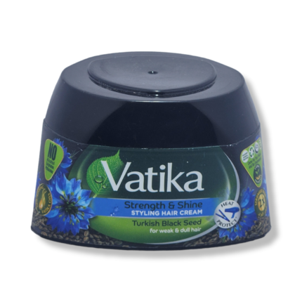 Vatika Strength & Shine Styling Hair Cream with turkish black seed 140ml
