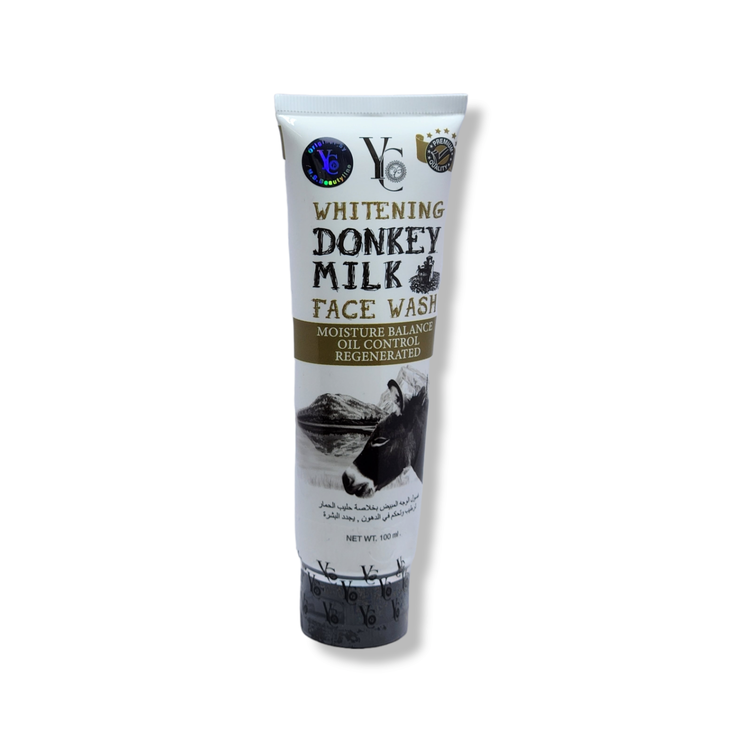 Yc-Whitening-Donkey-Milk-Face-wash-100ml-5.png Yc Whitening Donkey Milk Face wash 100ml - Image 1