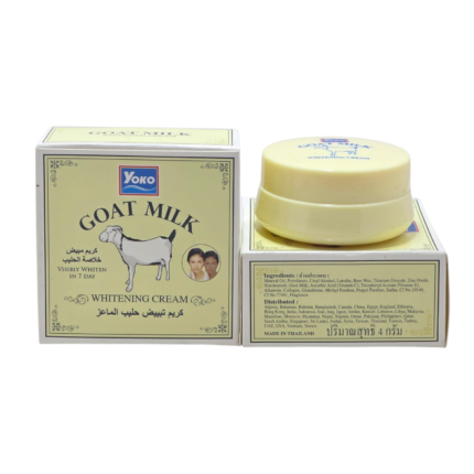 Yoko Goat Milk Skin Whitening Cream 4g
