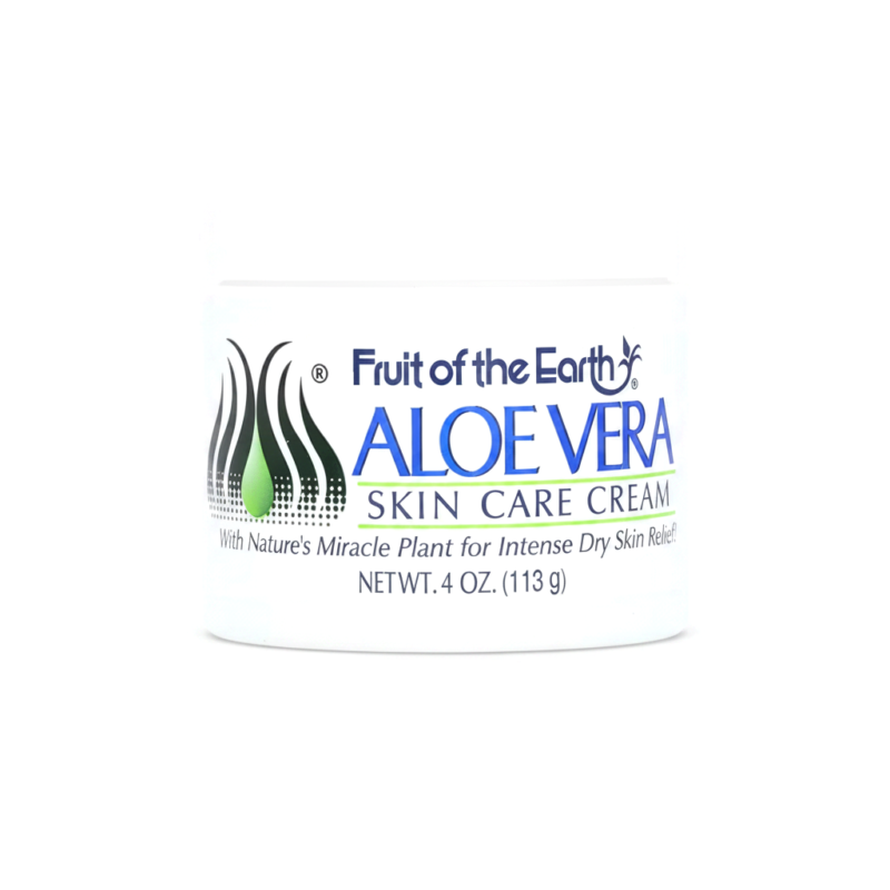 Fruit of the Earth Aloe Vera Skin Care Cream 4 oz (113 g)