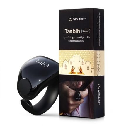 Weslamic iTasbih Salam+ Smart Tasbih Zikr Ring | Qibla & Prayer Assistant Digital Tasbih